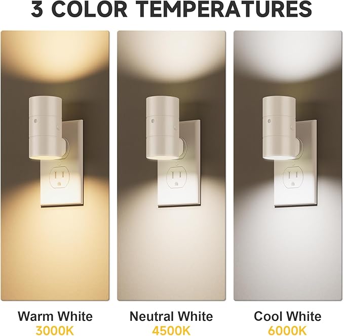 NIORSUN Night Lights Plug into Wall, Dimmable (10 Pack)
