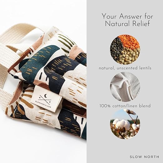 Slow North Hot & Cold Neck Shoulder Wrap: Natural Relief from Shoulder an...