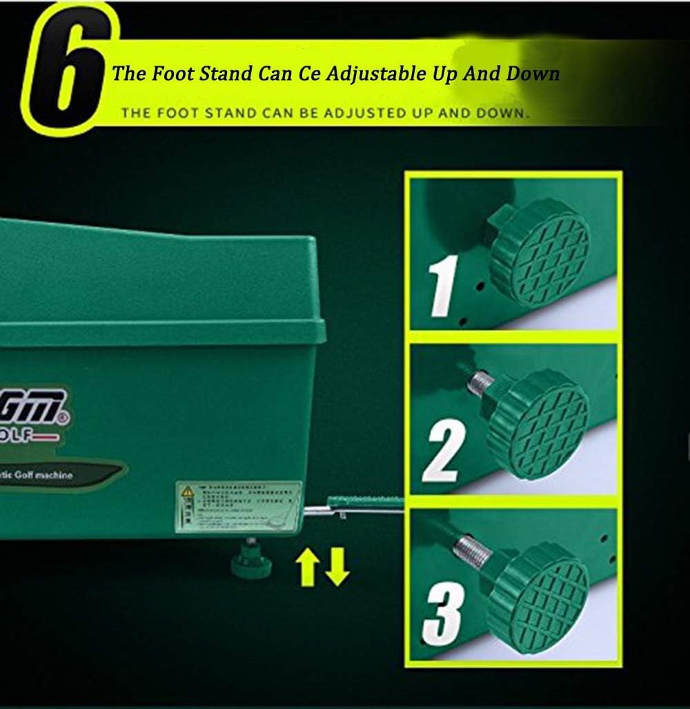 DNYSYSJ Golf Ball Dispenser, Green Powerless Automatic Tee Up Machine