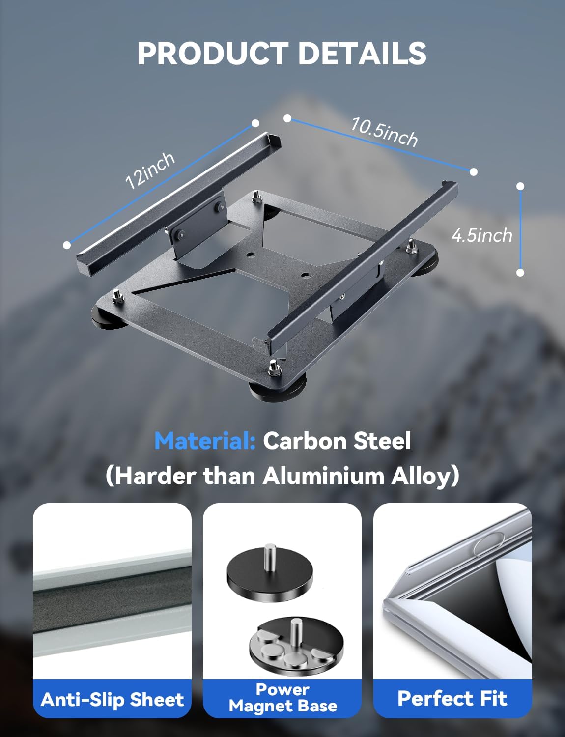 Vehiker Starlink Mini Mount Magnetic, 30° Adjustable Car Roof Mount with 350l...