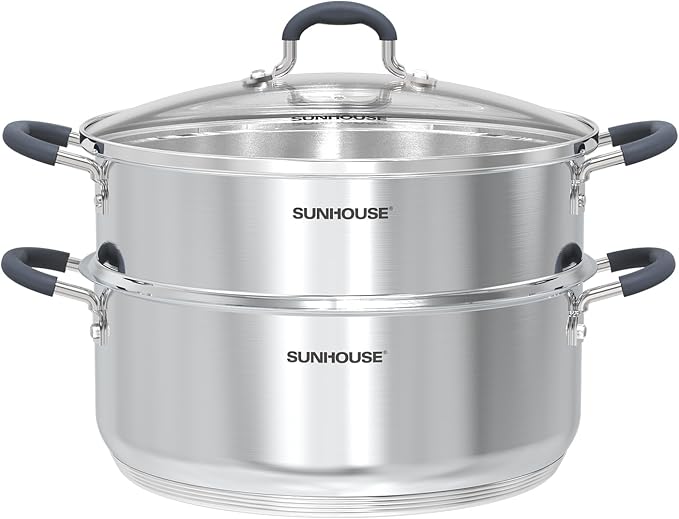 SUNHOUSE - 5.5 Quart Steamer Pots