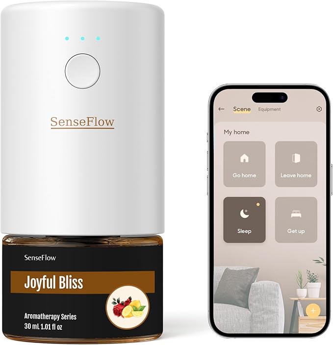 SF101S Pro Smart Waterless Essential Oil Diffuser, Plug in Aromatherapy