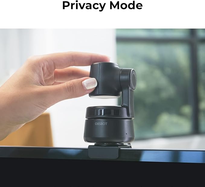 OBSBOT Tiny PTZ 4K Webcam, AI Powered Framing & Autofocus, 4K Video Confe...