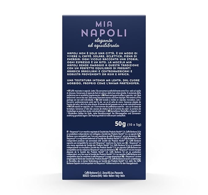 Caffè Borbone Mia Napoli Aluminum Capsules Compatible (100 Count)