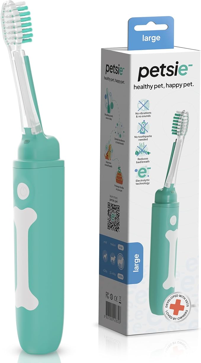 Dog Toothbrush | Innovative Eletrolytic Technology | Improves Oral Health &