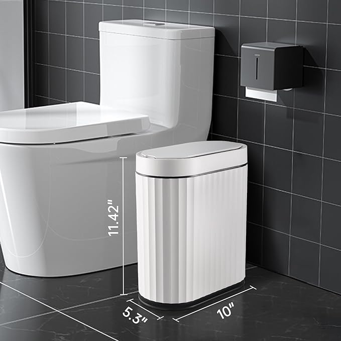 ELPHECO Bathroom Trash Can