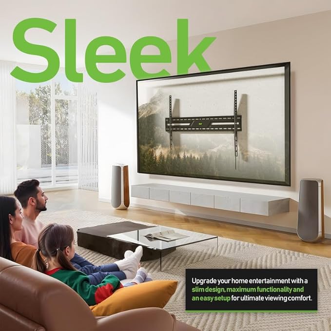 Ultra Slim Tilt TV Wall Mount Bracket