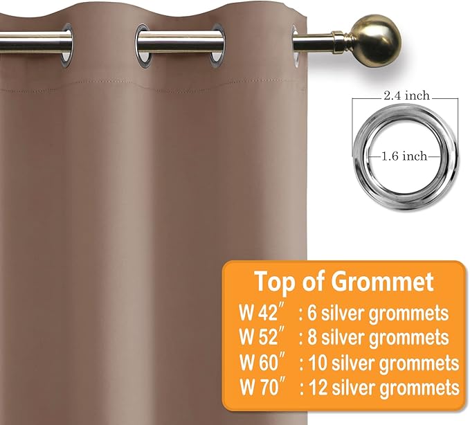 Hiasan Grommet Blackout Curtains