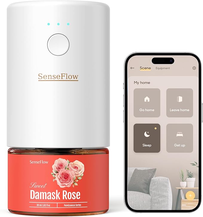 SF101S Pro Smart Waterless Essential Oil Diffuser, Plug in Aromatherapy