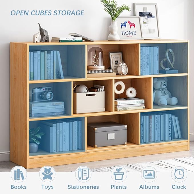 IOTXY Open Shelf Low Bookcase
