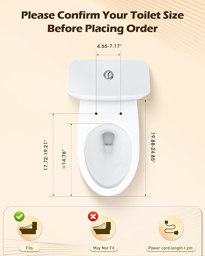 iliD Smart Max Bidet Toilet Seat, Electric Elongated Ecoseat