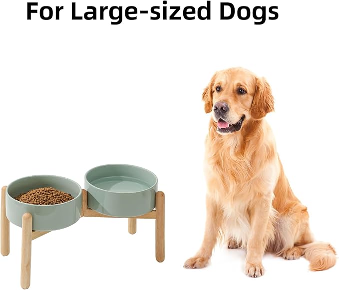 Ceramic 8.2inch Raised Dog Bowl
