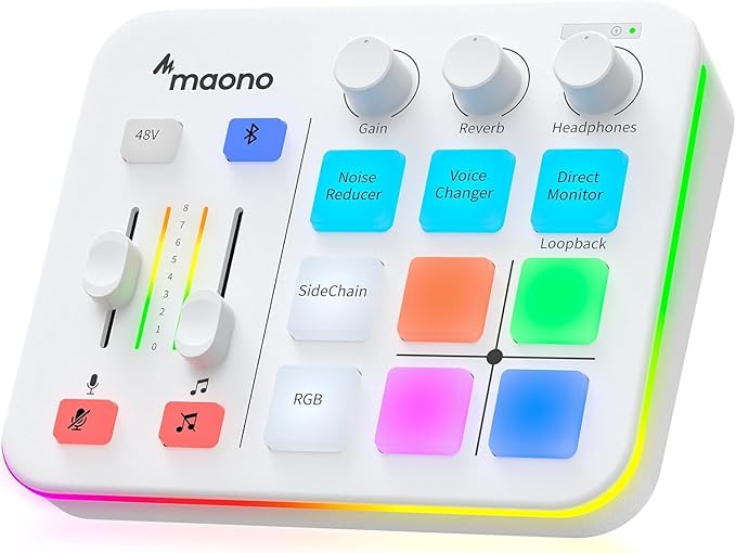 MAONO Gaming Audio Mixer, Audio Interface