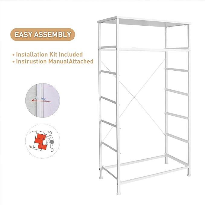 Mifuro Tall Dresser for Bedroom, Vertical Storage Organizer Tower