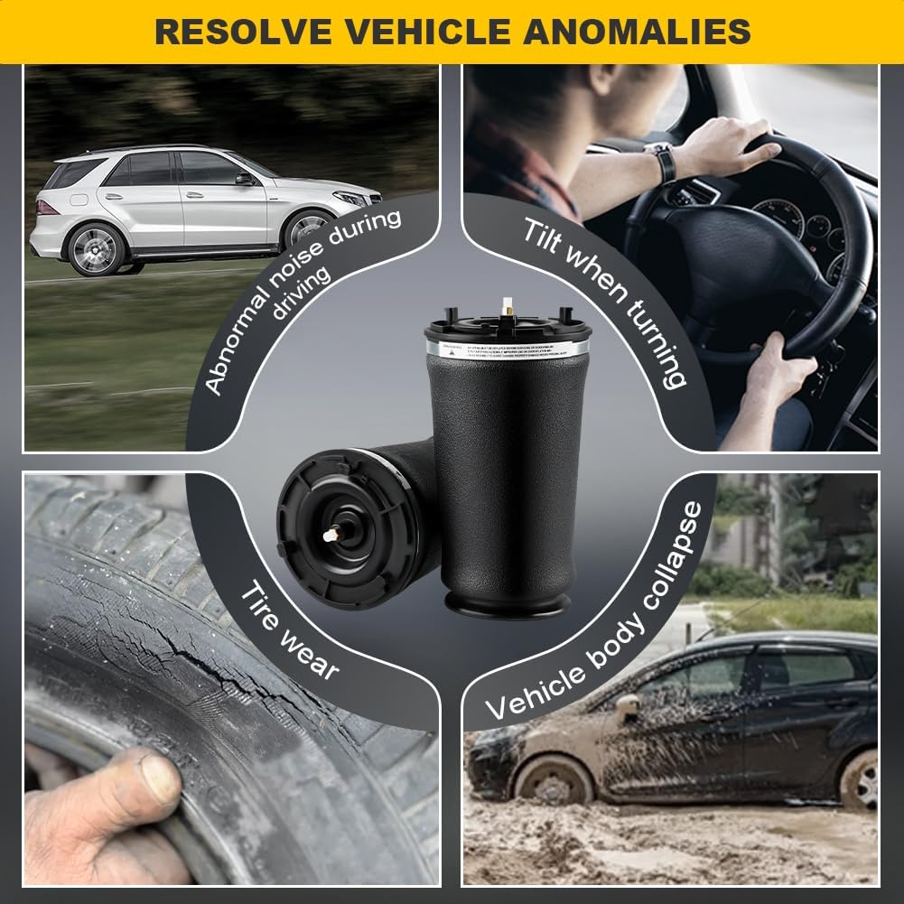 Rear Air Spring Suspension Bag Compatible with Chevy Trailblazer 2002-2009