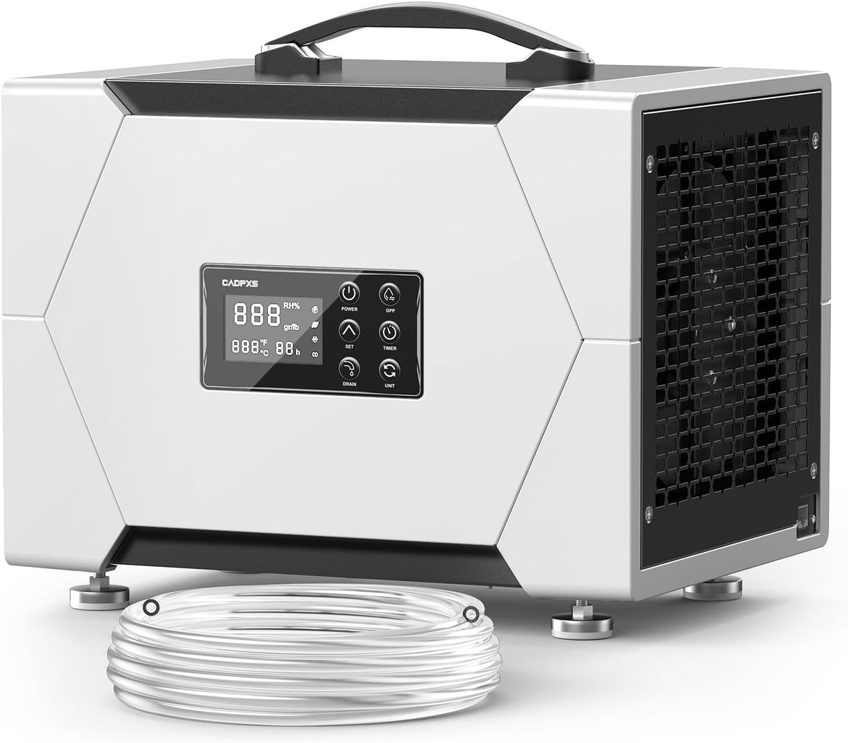 CADPXS 80 Pints Crawl Space/Commercial Dehumidifier with Pump & Drain Hose