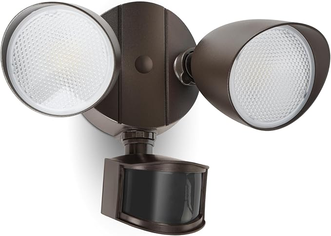 LUTEC 32W 3500 Lumen LED Security Lights Motion Sensor Light Outdoor, 5000K