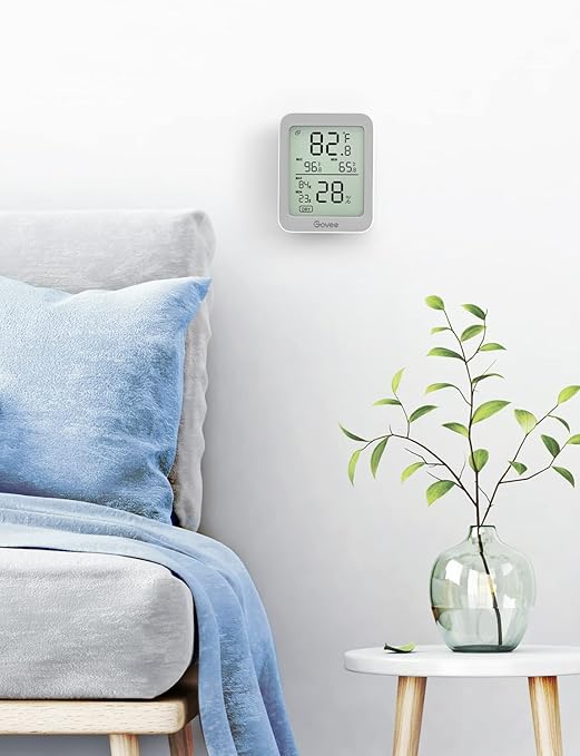 Govee Indoor Hygrometer Thermometer 3 Pack, Notification Alert