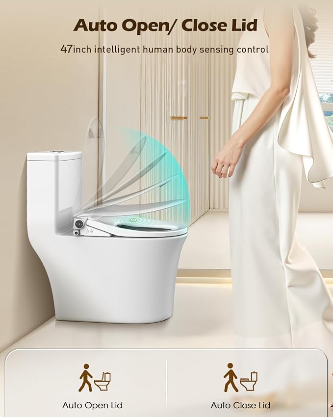 iliD Smart Max Bidet Toilet Seat, Electric Elongated Ecoseat