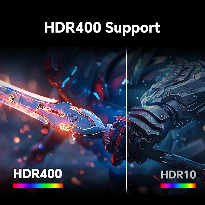 KTC 24 inch Gaming Monitor QHD 180Hz, Fast IPS 1440p Computer Monitor,