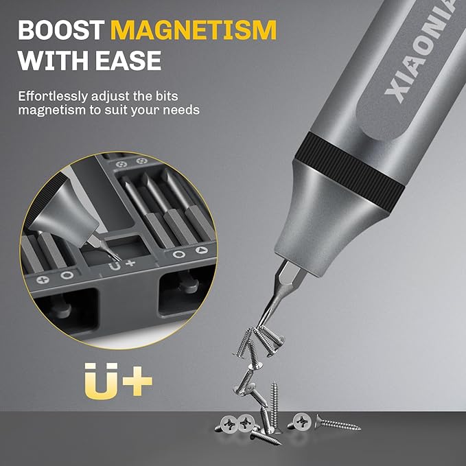 52 in 1 Electric Screwdriver Set, XIAONIAN 3.7V Mini Precision Screwdriver Set