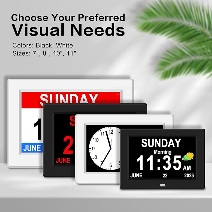 10'' Large Display Digital Alarm Clock