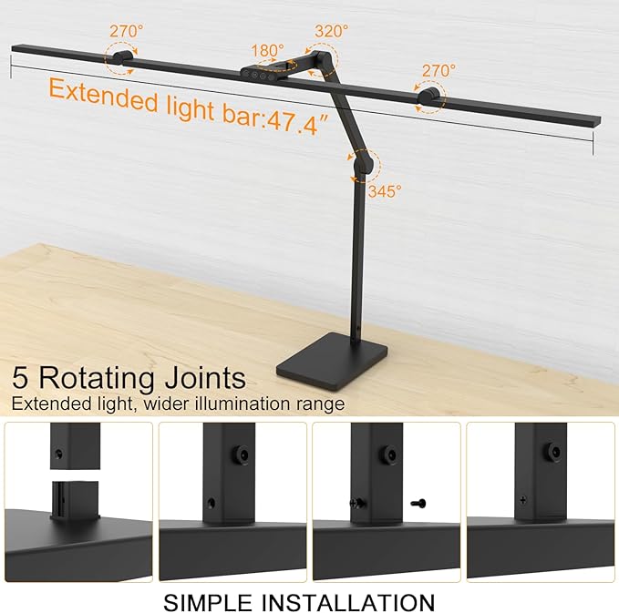 36W 3000LM Ultra Bright Architect Desk Lamp