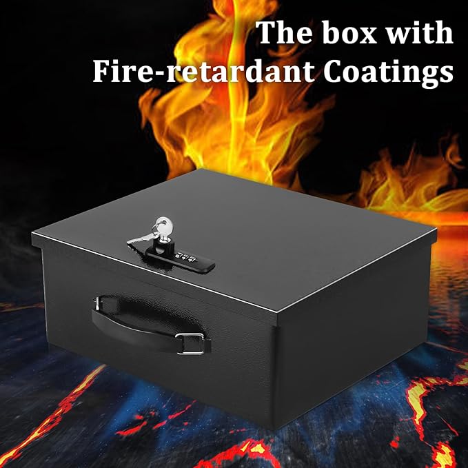 Dalmbox Portable Metal Safe Box