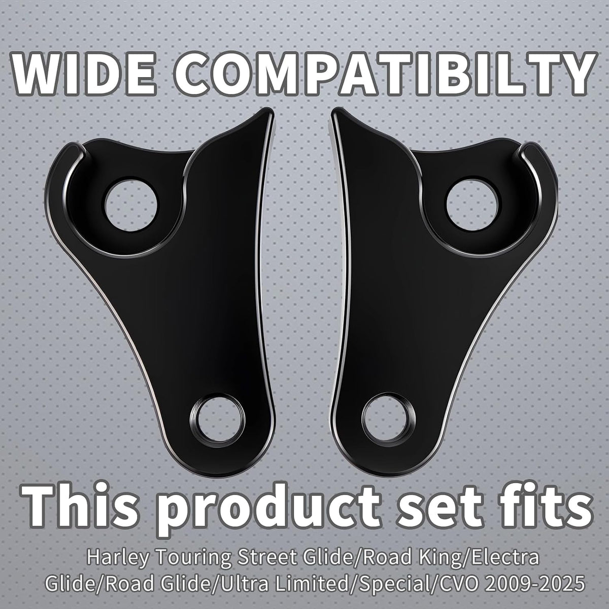 1.5'' Inch Lowering Link Blocks Kit for Harley 2009-2025 Touring Stre...