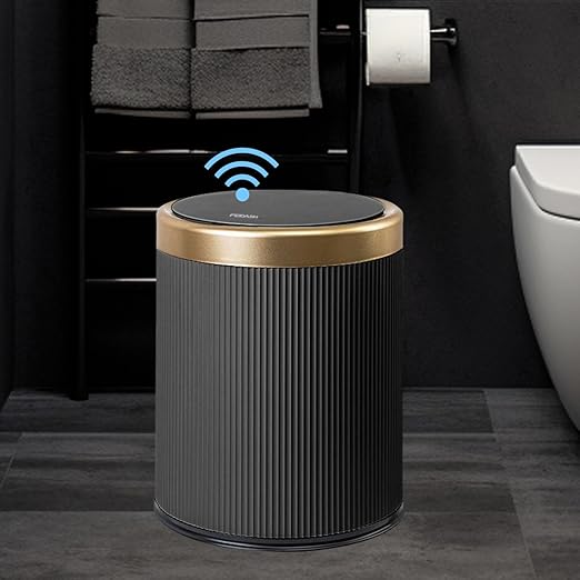 URALFA Automatic Motion Sensor Bathroom Trash Can