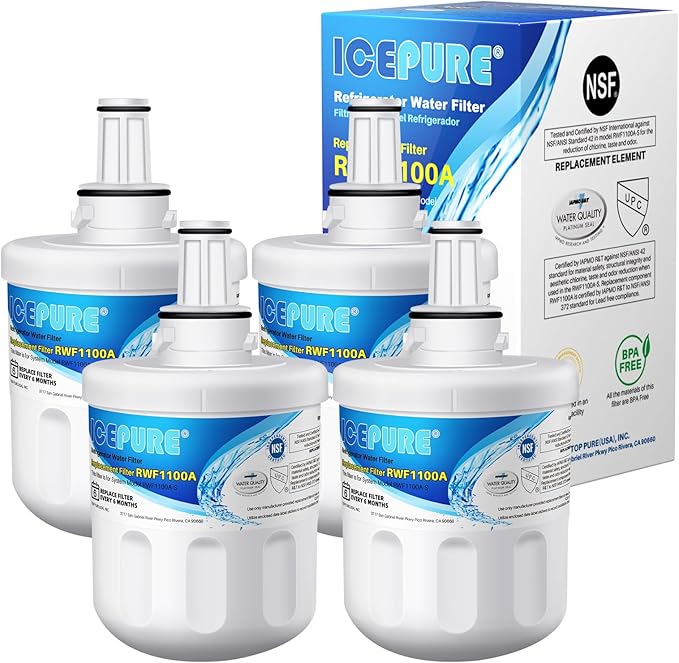 ICEPURE DA29-00003G Refrigerator Water Filter Replacement (4PACK)