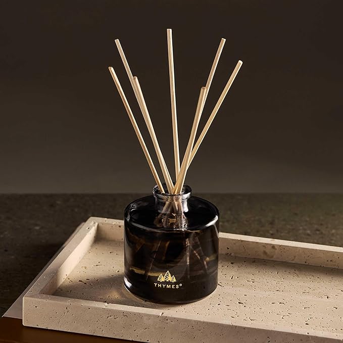 Thymes Petite Oil Reed Diffuser Set – Includes Reeds, Fragrance Oil & Glass