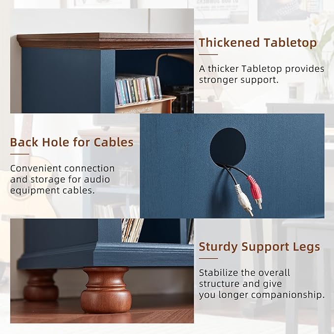 Joaxswe Record Player Stand