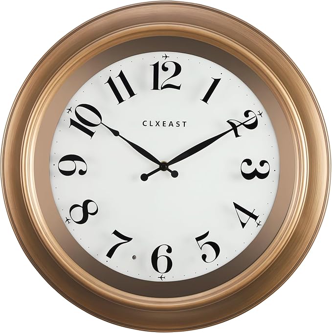 CLXEAST 18 Inch Glow in The Dark Wall Clocks