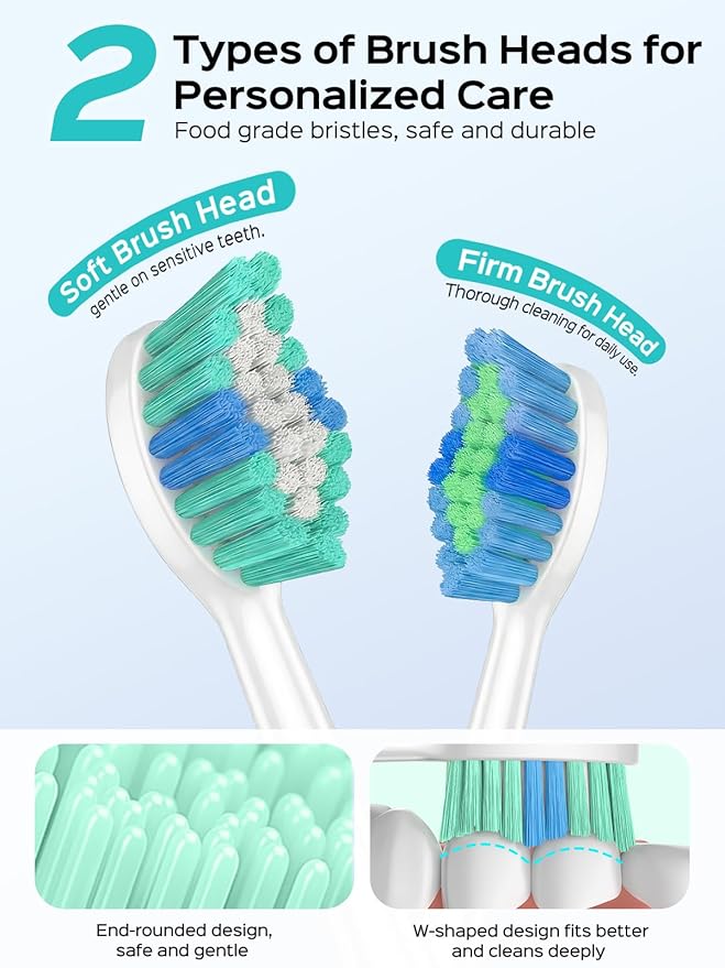COSLUS Sonic Electric Toothbrush (2PCS)