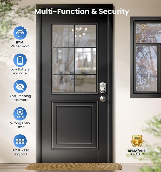 Veise Fingerprint Door Lock