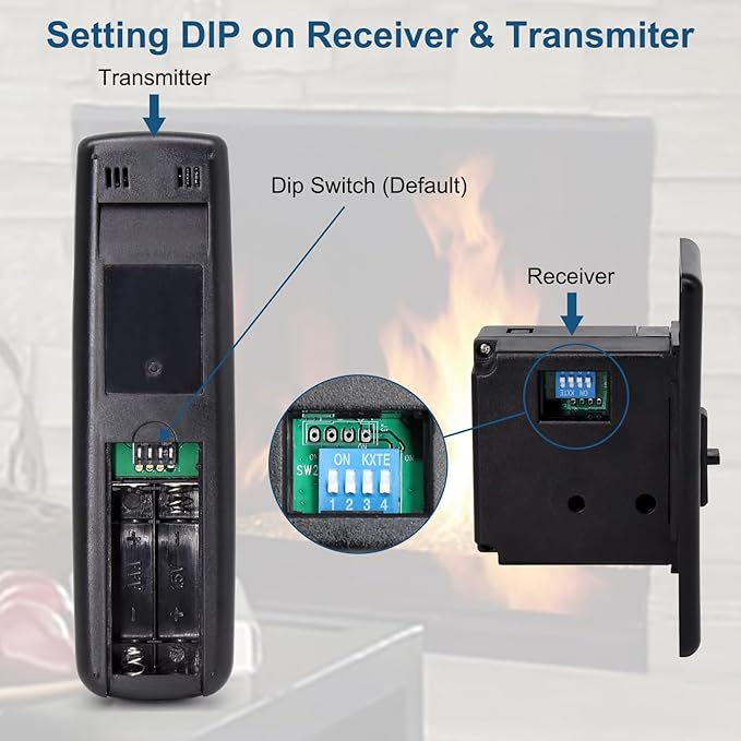 Gas Fireplace Remote Control System Kit