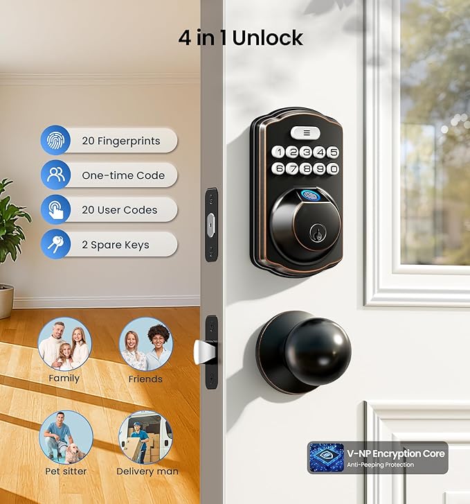 Veise Fingerprint Door Lock