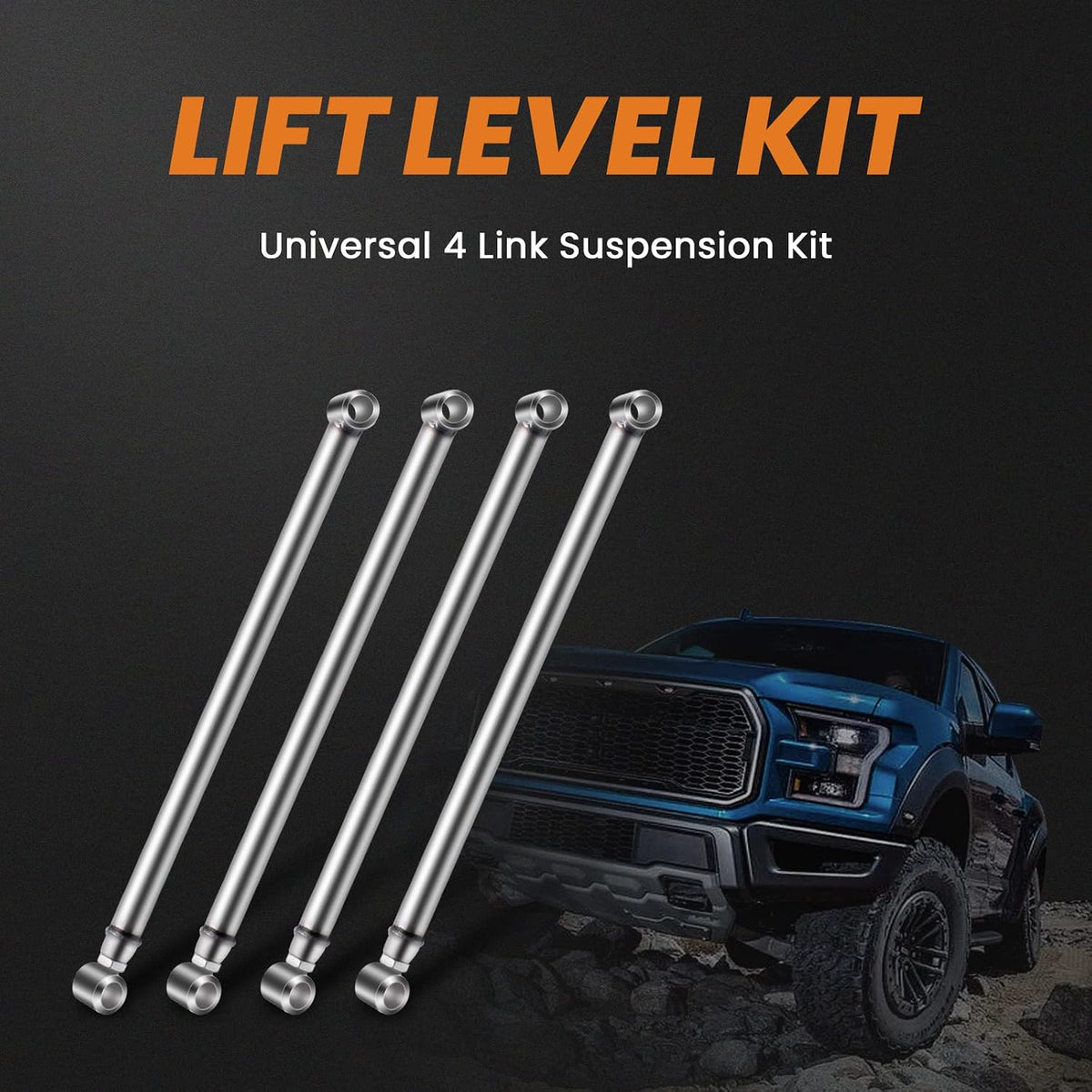 maXpeedingrods Triangulated 4 Links Suspension Kit Air Suspension Bags Kit