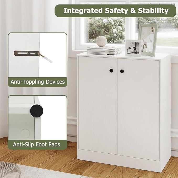 Giantex 2 Door Storage Base Cabinet
