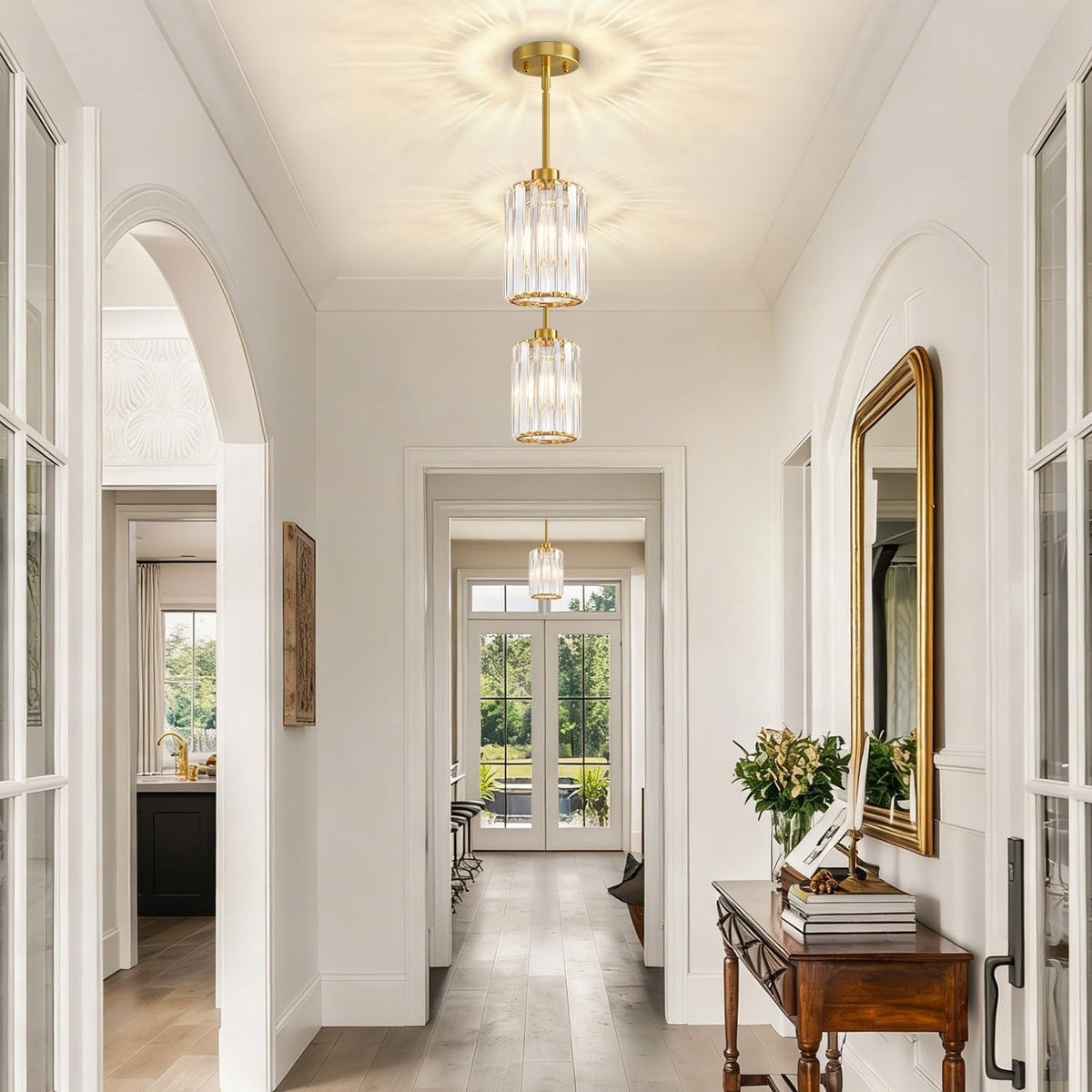 MQMQA Island Pendant Lights Kitchen Island 3 Pack Hanging Light Fixture