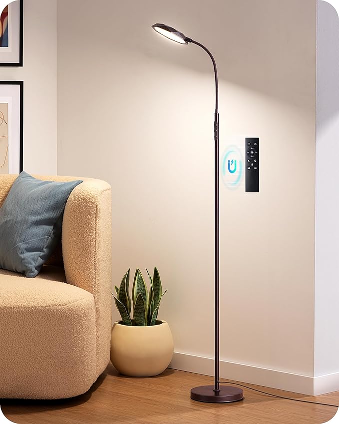 EDISHINE Modern LED Floor Lamp, 1300LM Bright Floor Lamps