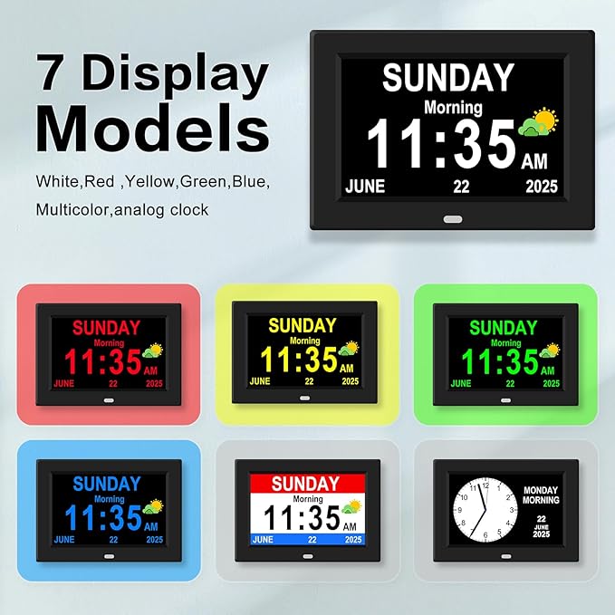 10'' Large Display Digital Alarm Clock