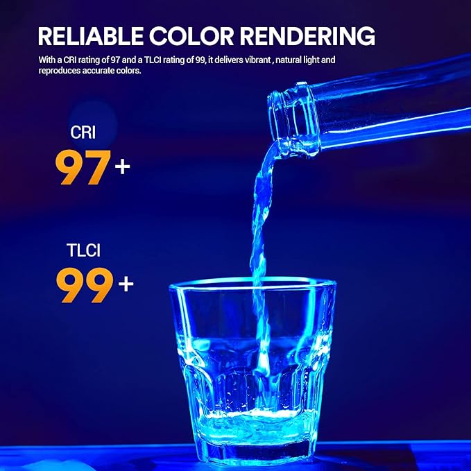 Godox TL30 RGB Tube Light, CRI 97+ TLCI 99+ Handheld Full Color LED Video Light