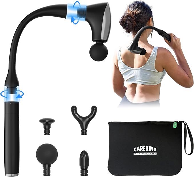 CAREKING 2-in-1 Detachable Muscle Massage Gun Deep Tissue