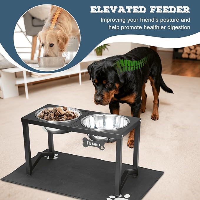 Elevated Dog Bowls, Metal Raised Dog Bowl Stand