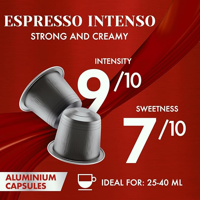 Caffè Borbone Espresso Intenso Aluminum Capsules Compatible (100 Count)