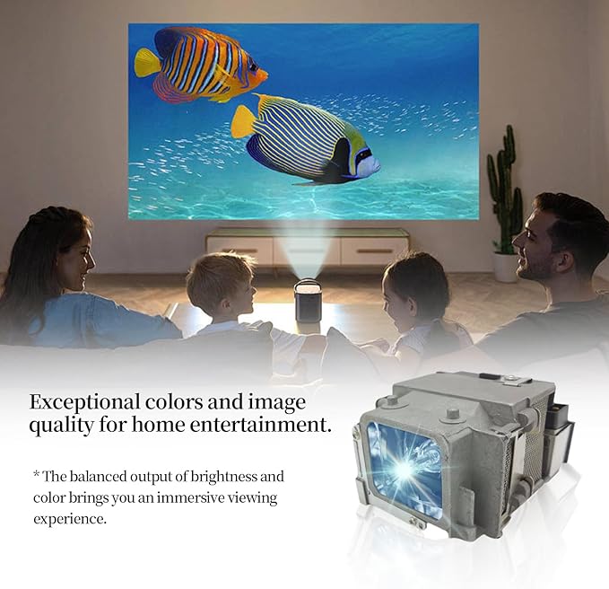 SORNEICDR ELP LP65 Replacement Projector Lamp Bulb Compatible