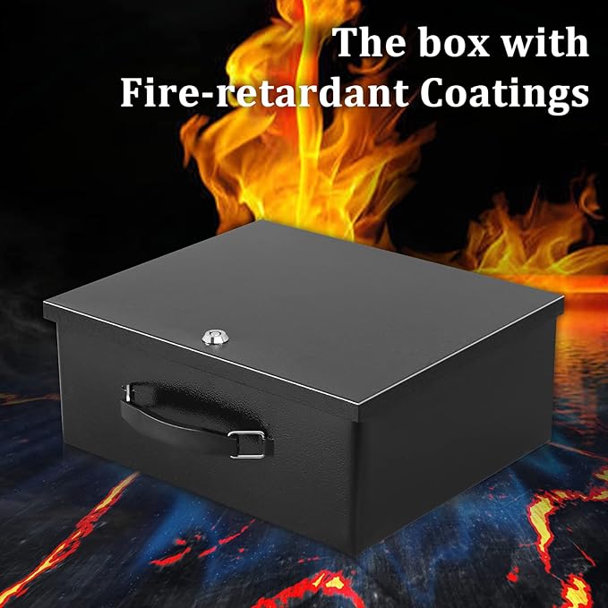 Dalmbox Portable Metal Safe Box