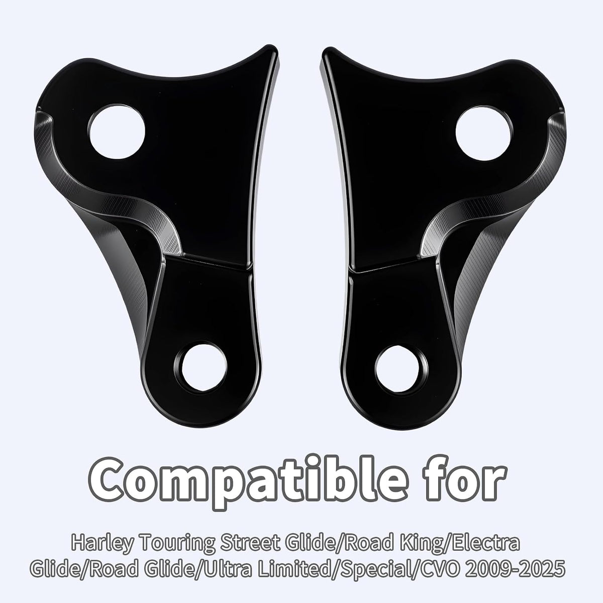 1.5'' Inch Lowering Link Blocks Kit for Harley 2009-2025 Touring Stre...